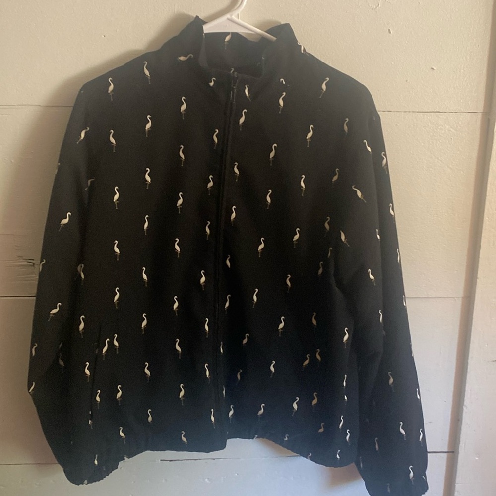 Vintage EP pro medium white crane jacket/coat